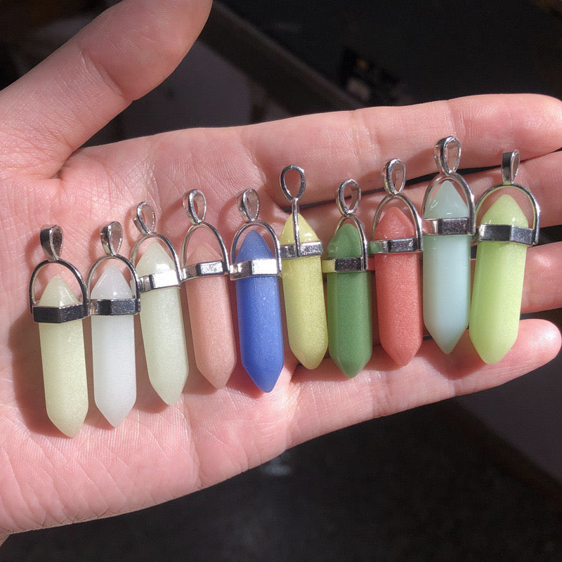 Luminous Quartz Pendants