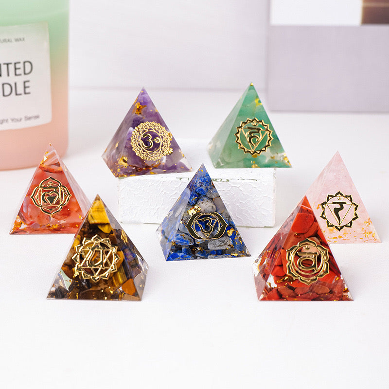 Chakra Pyramid(choose chip color)