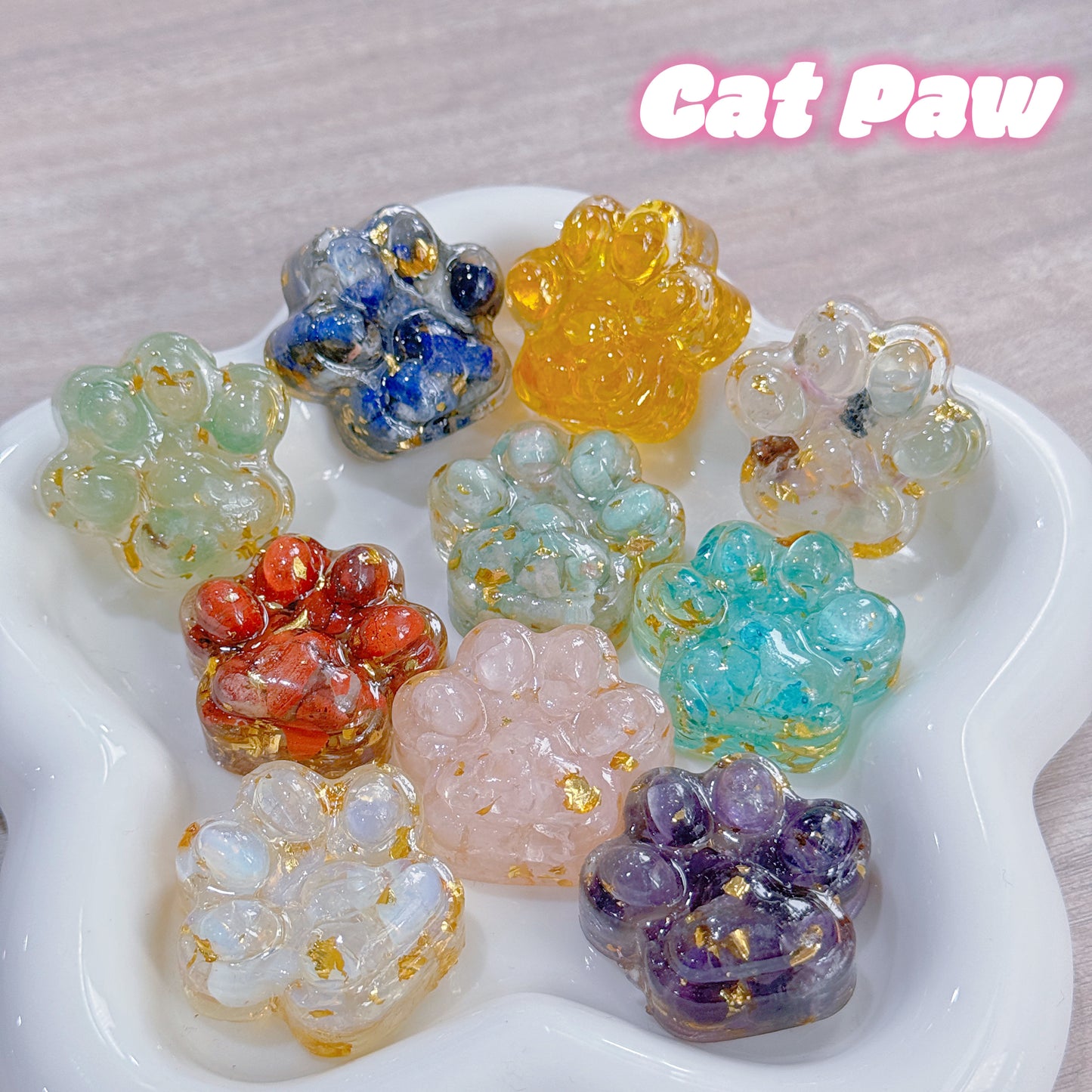 [Pre-order] Cat Paw (crystal in it)