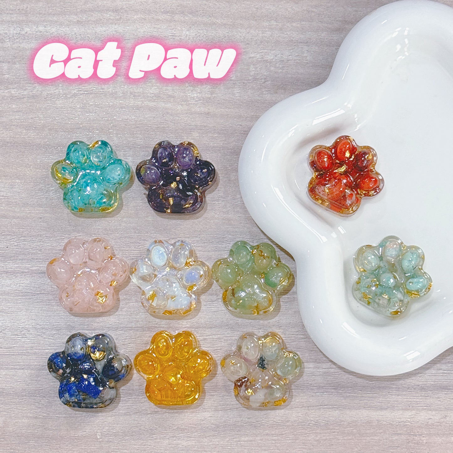 [Pre-order] Cat Paw (crystal in it)