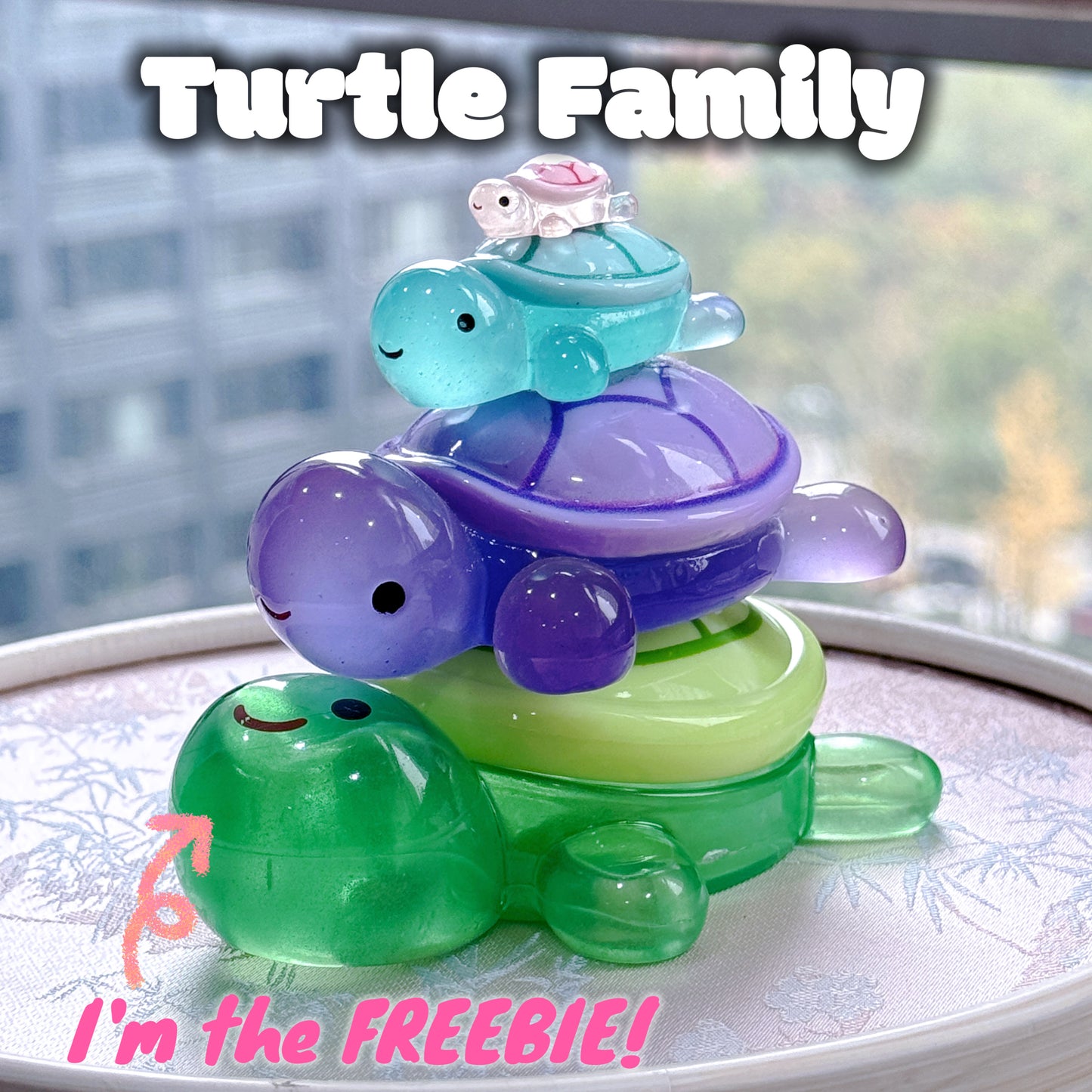 Turtle Family (ALL Glow)